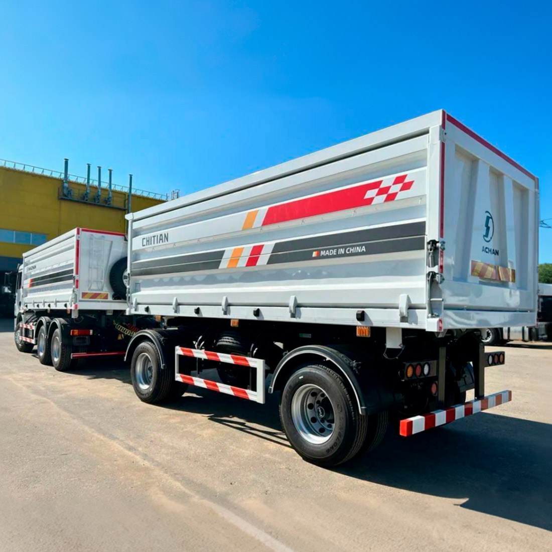 Самосвальный прицеп зерновоз CHITIAN EXQ9180Z